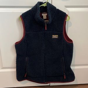 L.L. Bean Vest Sherpa style women’s L